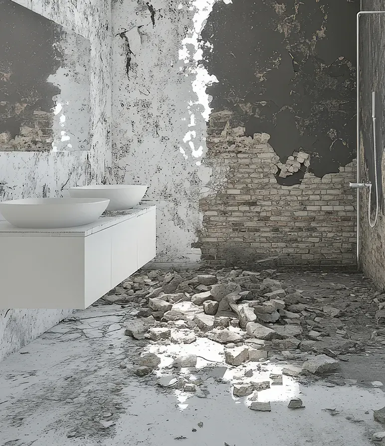 Avant salle de bain